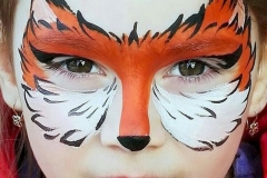 Макіяж тигра на Геловін для дітей