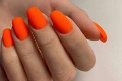 Яркий дизайн ногтей с матовым топом для девочек