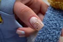 Об’ємний дизайн нігтів на 14 лютого для дівчаток