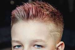Тонирование волос для мальчиков с выбриванием