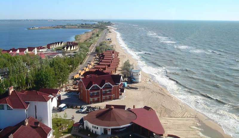 курорт на берегу Азовского моря