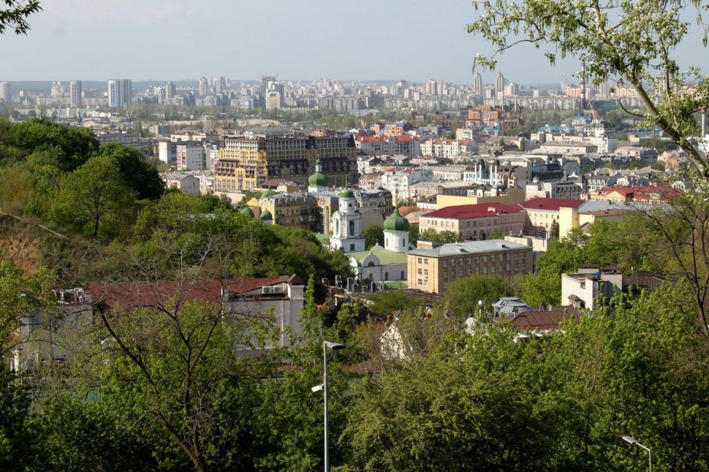 Панорама Подола с Пейзажной Аллеи
