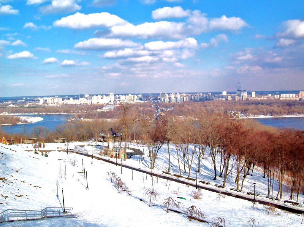 Горка для катания в Парке Вечной Славы