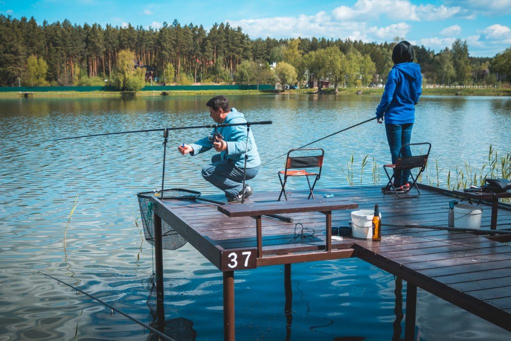 Риболовля на коропа на озері Солтанівка, Київська область