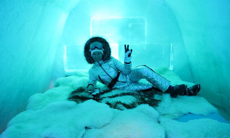 Отель из льда «Ice Land» – спать придется при -5oC