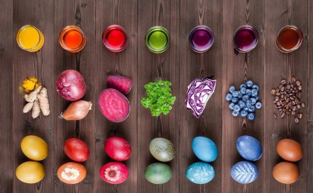 Пофарбувати яйця на Великдень своїми руками натуральними барвниками