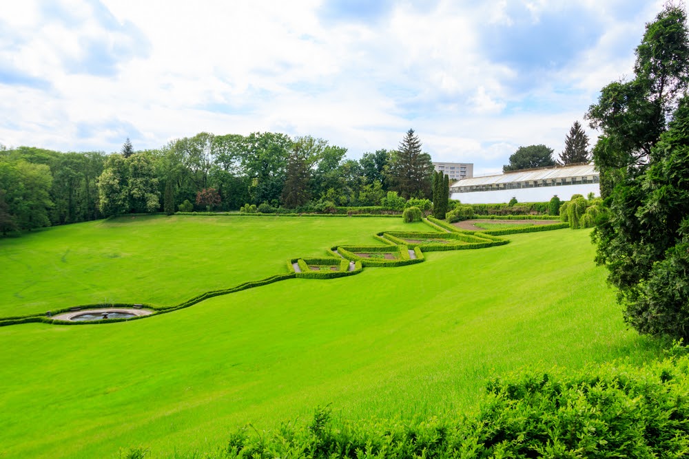 Партерний павільйон оформлено в кращих традиціях класичного садово-паркового мистецтва
