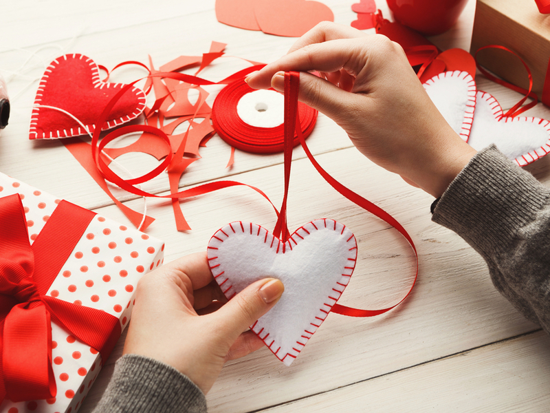 Сердечки на день Святого Валентина своими руками: идеи