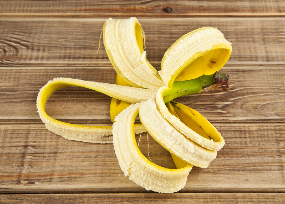 отбеливание банановой кожурой
