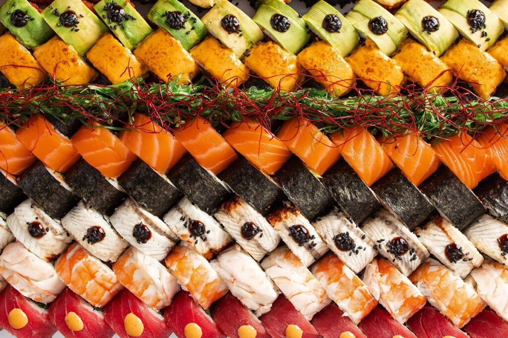 Доставка вкусных суши «Sushi Icons»