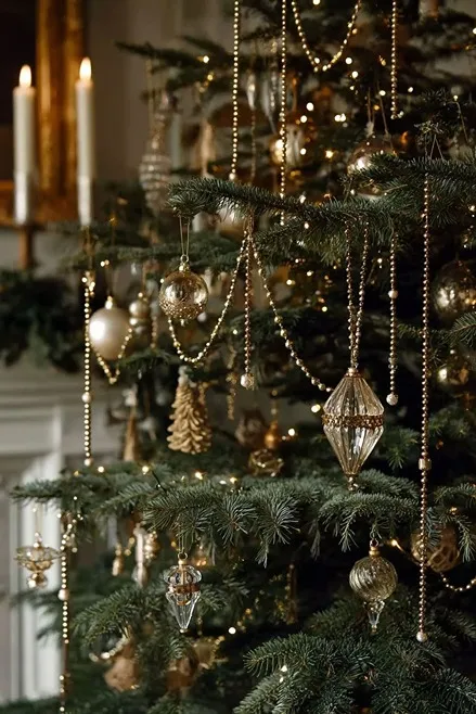 Украсить елку в винтажном стиле на Новый год